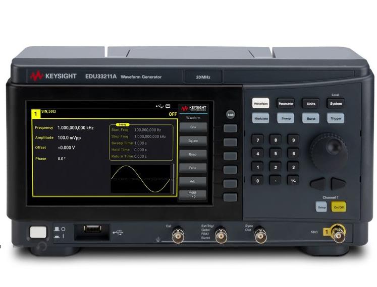 EDU33212A 雙通道函數(shù)/任意波形發(fā)生器